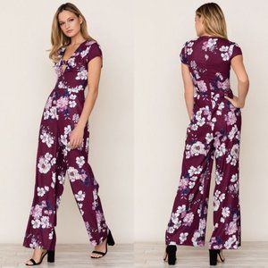 Yum I Kim Floral Jumpsuit